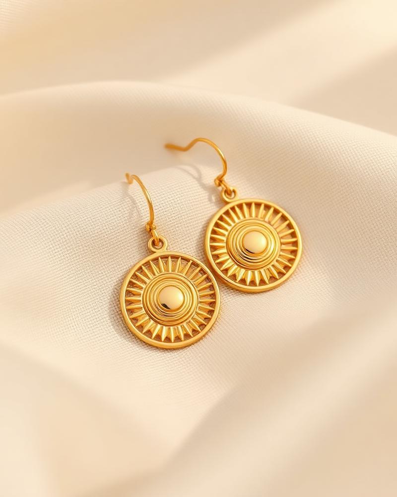Solar orbits earrings